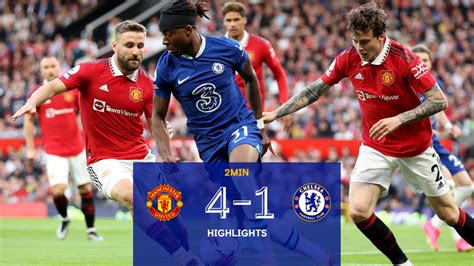 man united vs chelsea scores